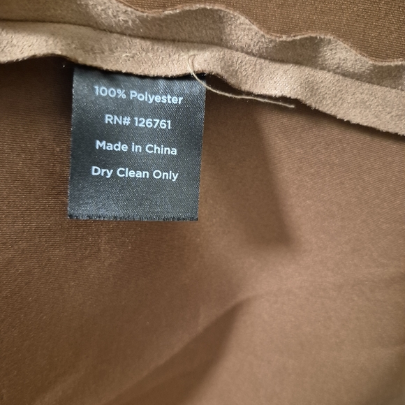 Love For Humanity  Tan Trench Coat with Adjustable Cuff Straps - Picture 10 of 10